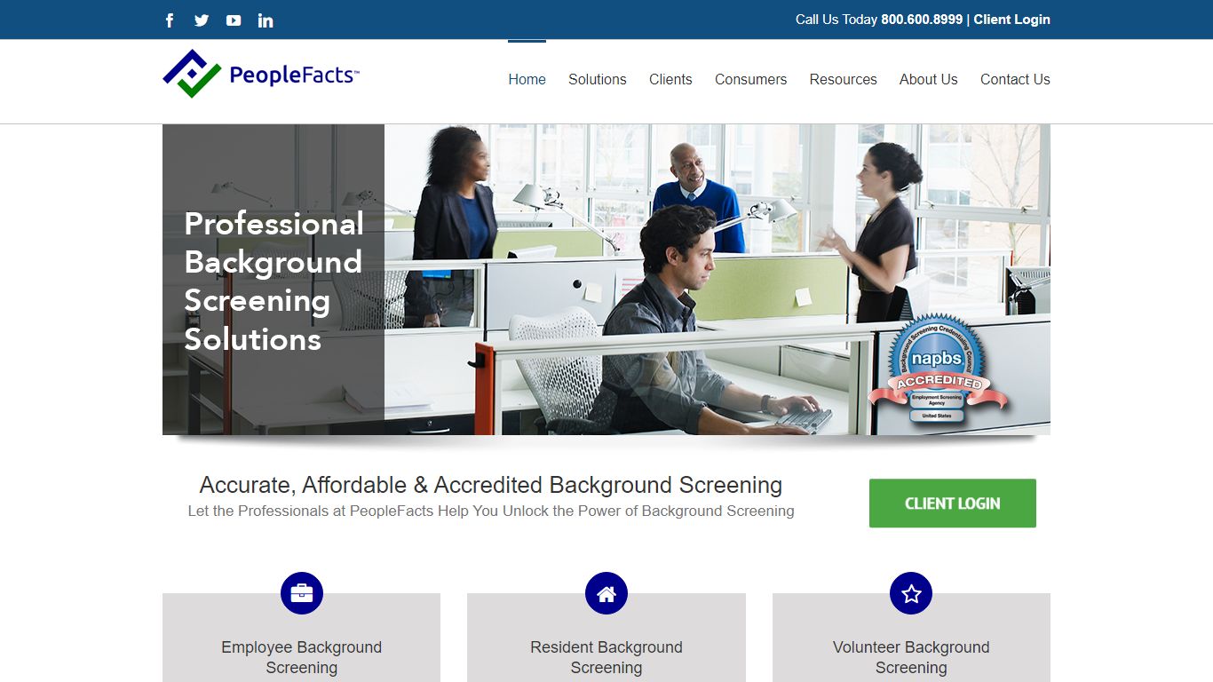Accurate, Affordable & Accredited Background Screening